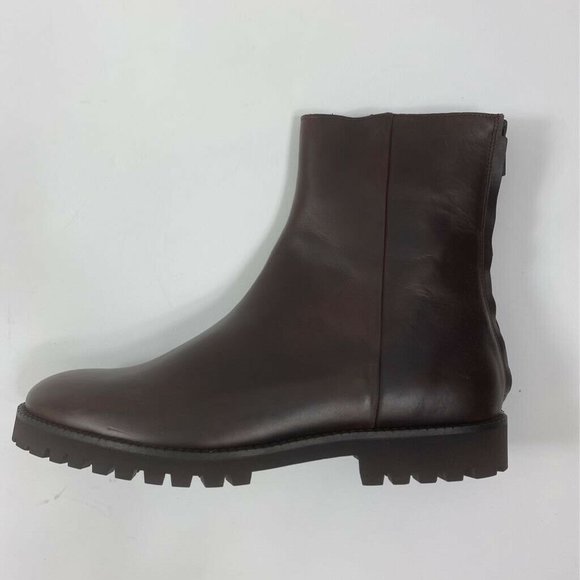 Cos Mens Men Brown Leather Ankle Boots 